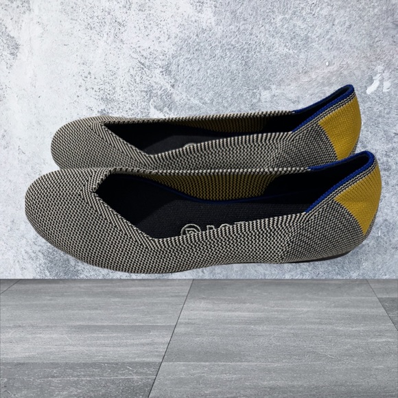 Rothy’s Retired Shale Ribbon Stripe Round Toe NWOB - Picture 4 of 6